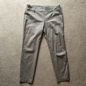 Alfani Pants Cuban Sand Beige Skinny Knit Trousers Pants Chinos Women’s Size 16S